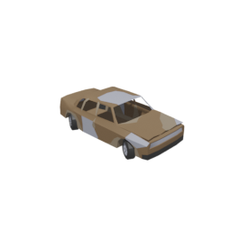 Debris Broken Car